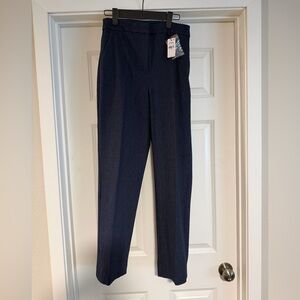 Express Dark Blue High-Waisted Pants